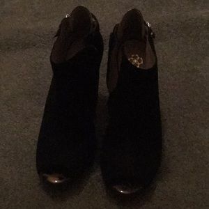Ann Taylor peep toe booties